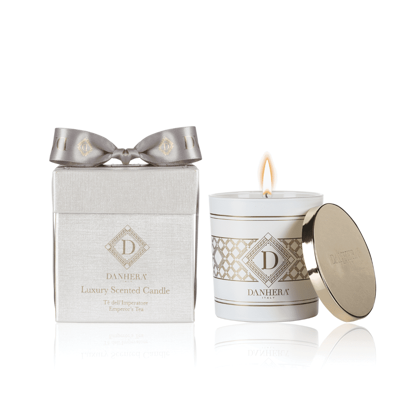 DANHERA フレグランス　ホワイトキャンドル　EMPEROR’S TEA LUXURY WHITE CANDLE - The Emperor's Tea