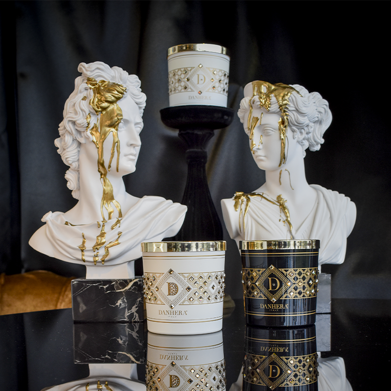 DANHERA フレグランス　ホワイトキャンドル　EMPEROR’S TEA LUXURY WHITE CANDLE - The Emperor's Tea